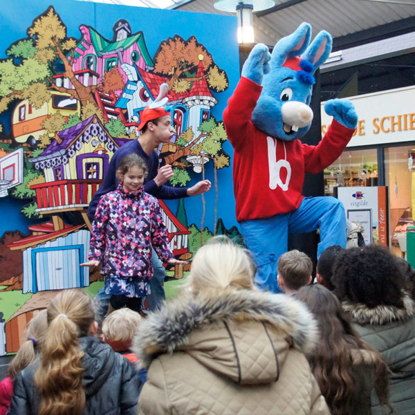 Kindershow, kindershow huren, kindershow inhuren, winkelcentrumpromotie, entertainment voor kinderen, bedrijfsfeest, open dag, festival