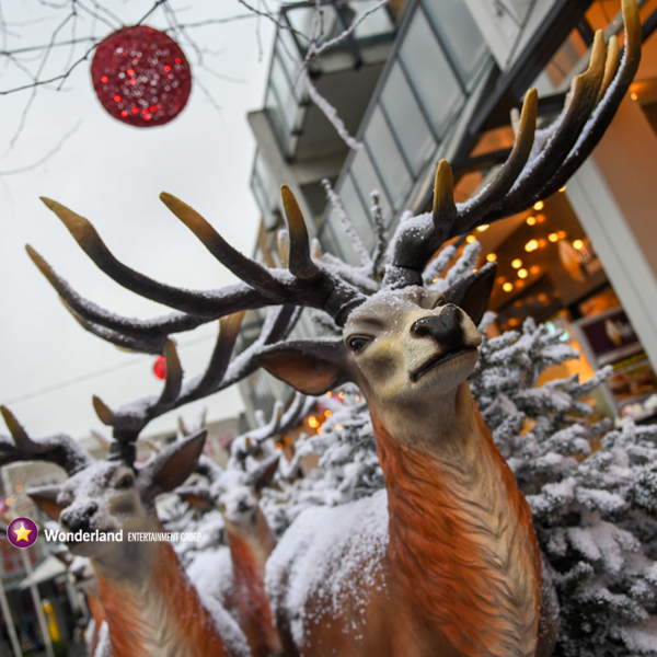 Winkelcentrum decoraties, winkelcentrumdecoratie, seizoensdecoratie, kerstdecoraties, winkelcentrumpromotie
