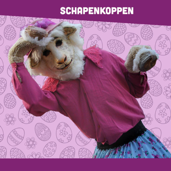 Paasentertainment, winkelcentrumpromotie, paas entertainment, paasactiviteit winkelcentrum, schapenkoppen